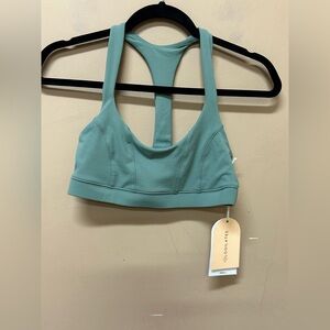 Blogilates Princess Bra  Green Racerback Size S NWT